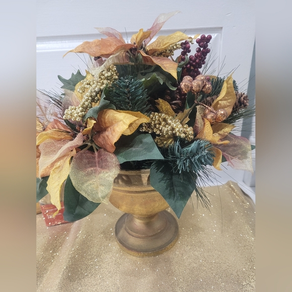 GOLD THEME Table Christmas Decor 4 items - Picture 5 of 7